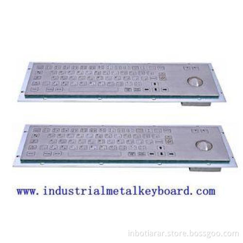 Washable Industrial Keyboard With Optical Trackball , Stain
